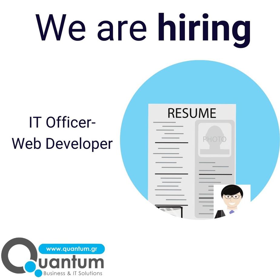 Quantum BITS is looking for new IT Officer- Web Developer