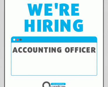 Quantum BITS is looking for a new Accounting Officer in Thessaloniki!