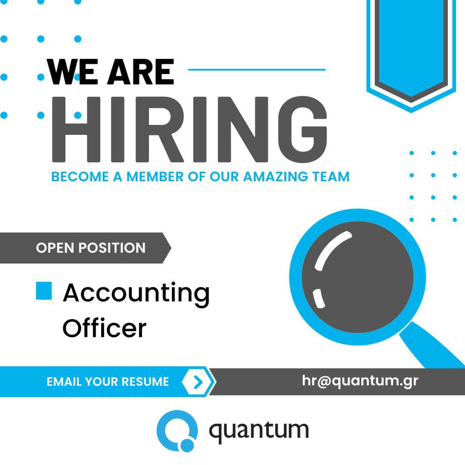 Quantum BITS is looking for a new Accounting Officer!